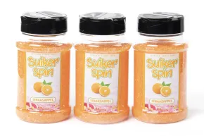 Suikerspinsuiker Sinaasappel, 3 x strooibussen á 400 gram - set