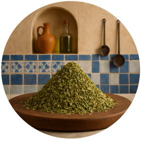 Oregano gesneden - strooibus 80 gram